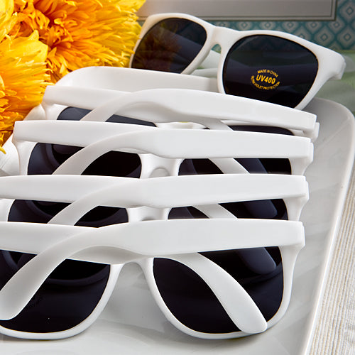 Trendy Sunglasses White 400UV protection