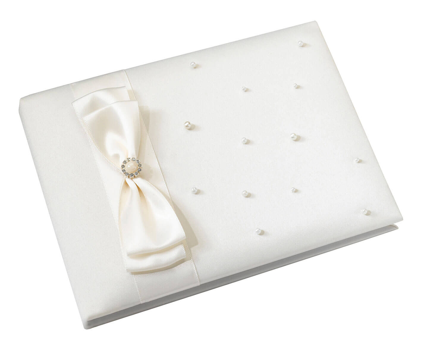 Ivory Scattered Pearl Guest Book