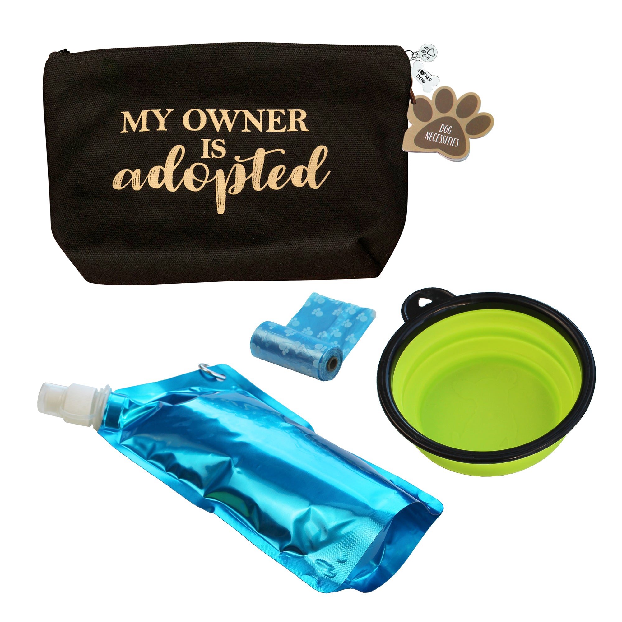 Dog Travel Kit - My Owner is Adopted
