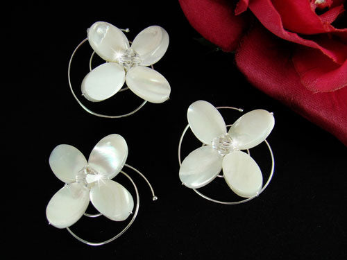 Flower Shell Hair Twist-Ins (Set of 3)