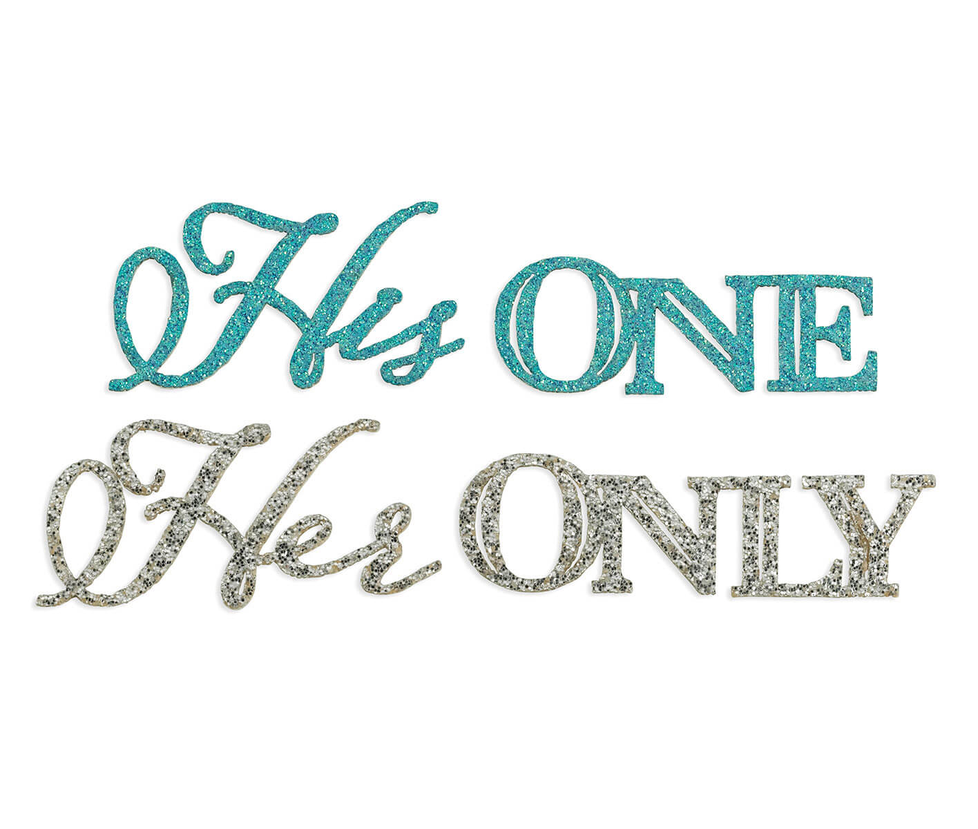 His One Her Only Wedding Shoe Sticker Set
