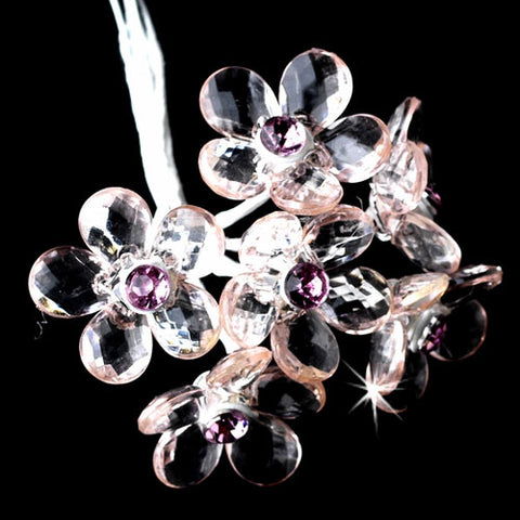 Crystal Flower Bouquet Jewelry (Set of 12)