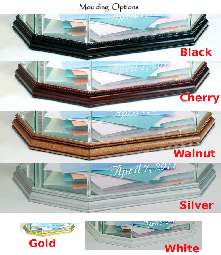 Glass Wedding Card Box Personalized Rectangle Money Box