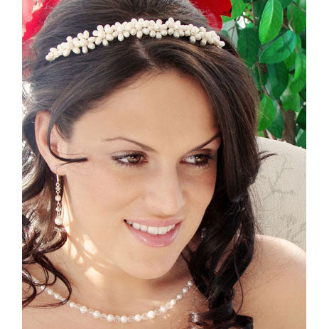 Freshwater Pearl Cluster Bridal Headpiece