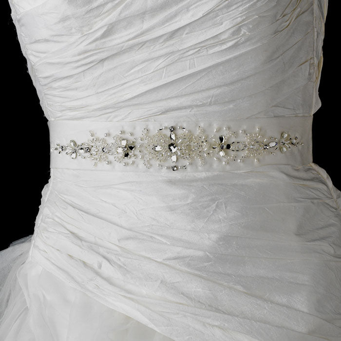 Beautiful Beaded Bridal Sash Belt