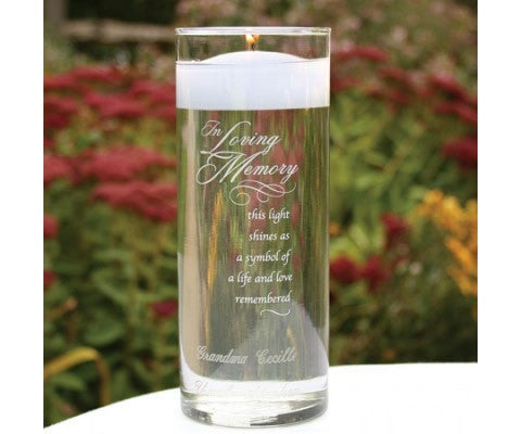 in loving memory candle for wedding