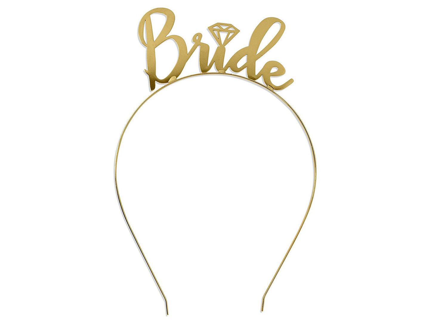 Bride to Be Tiara Headband Gold Bride Tiara