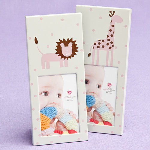 Animal Themed Baby Frames - Pink