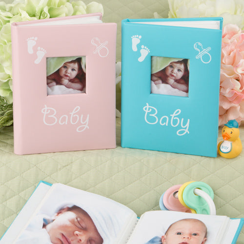 Blue and Pink baby brag books