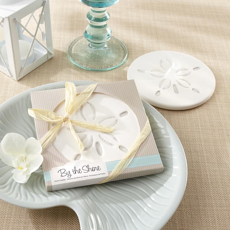 By the Shore Sand Dollar Coaster Favors