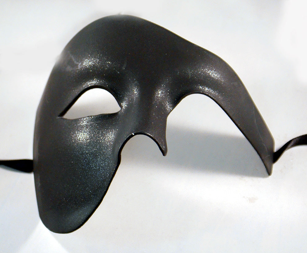 Masquerade Masks for Men Black Phantom of the Opera Mask