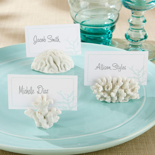 Seven Seas Coral Place Card Holders Set of 6