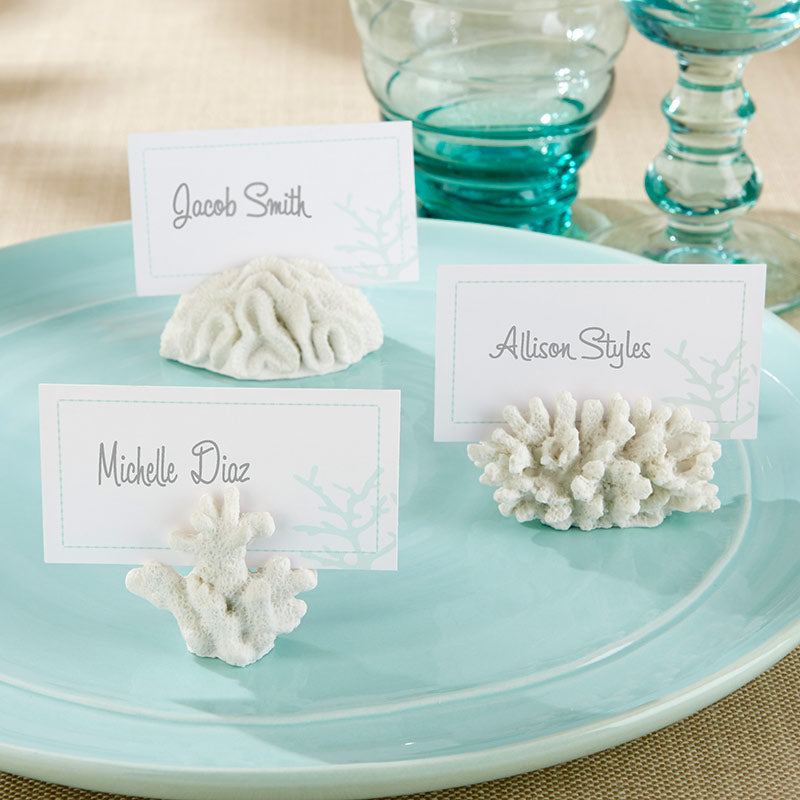 Seven Seas Coral Place Card Holders Set of 6