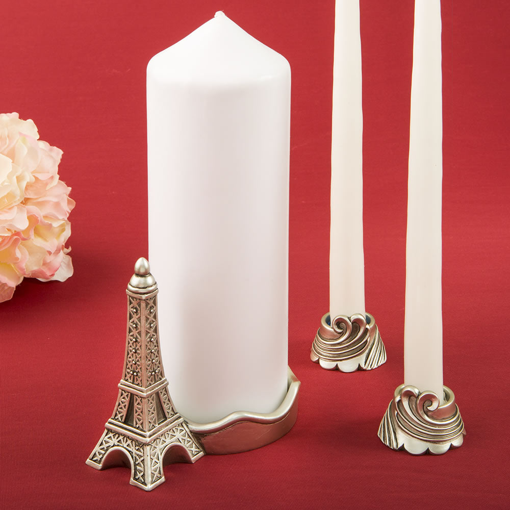 Eiffel tower Themed Unity Candle set