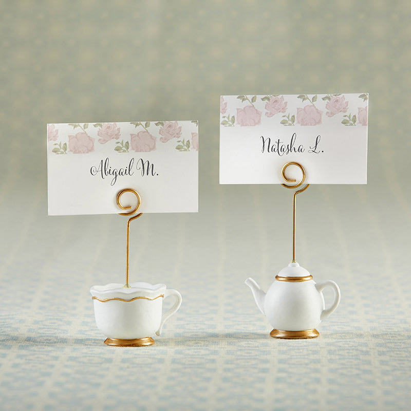 Tea Time Whimsy Place Card Holders Set of 6