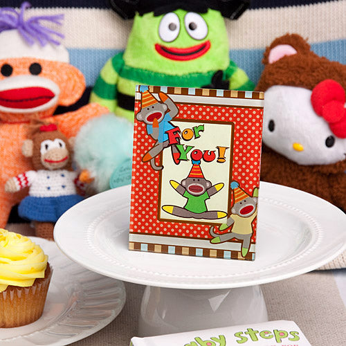 Cheery Sock Monkey Pictureplace Card Frames