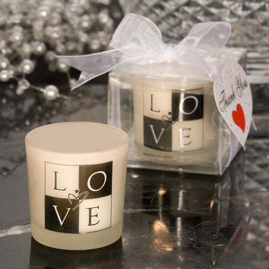 Love Design Candle Favors Set of 12