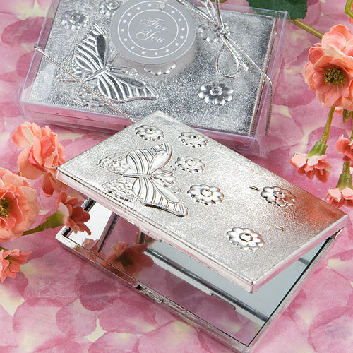 Butterfly Design Mirror Compact Favors