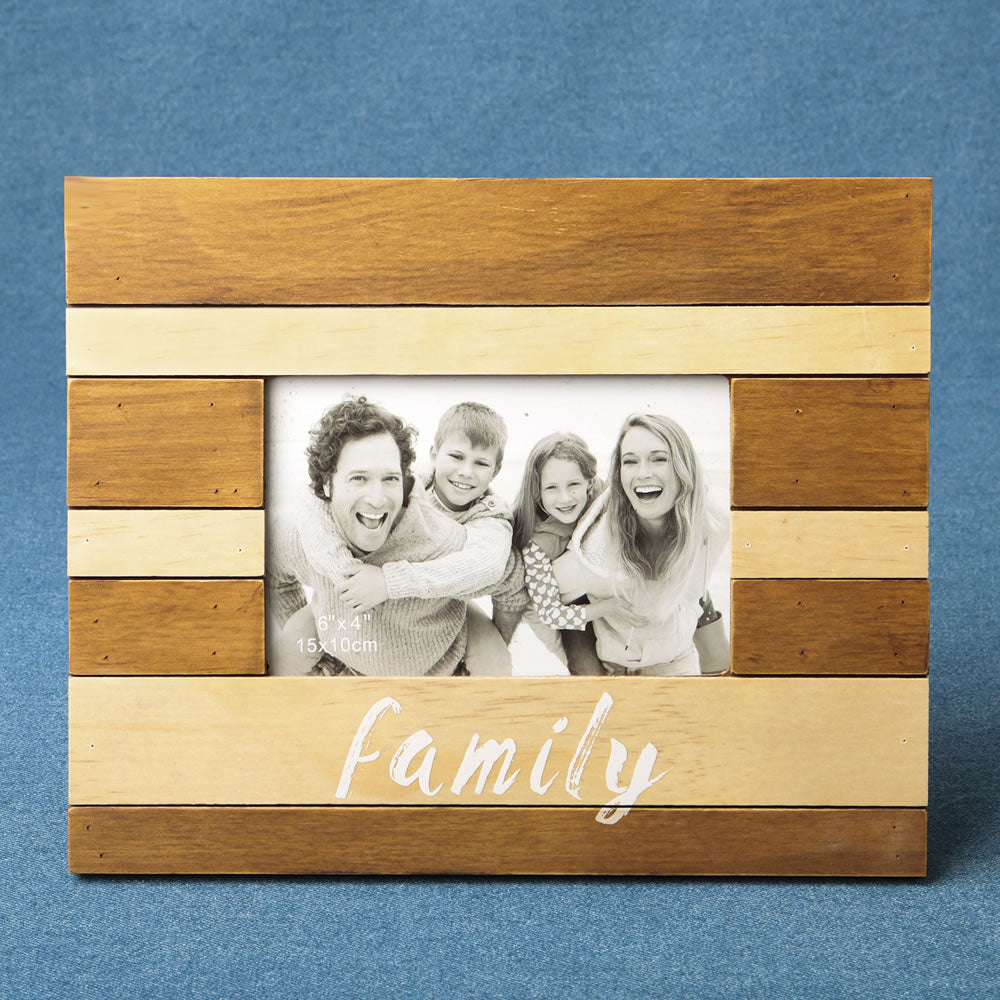 Wood two tone frame - FAMILY