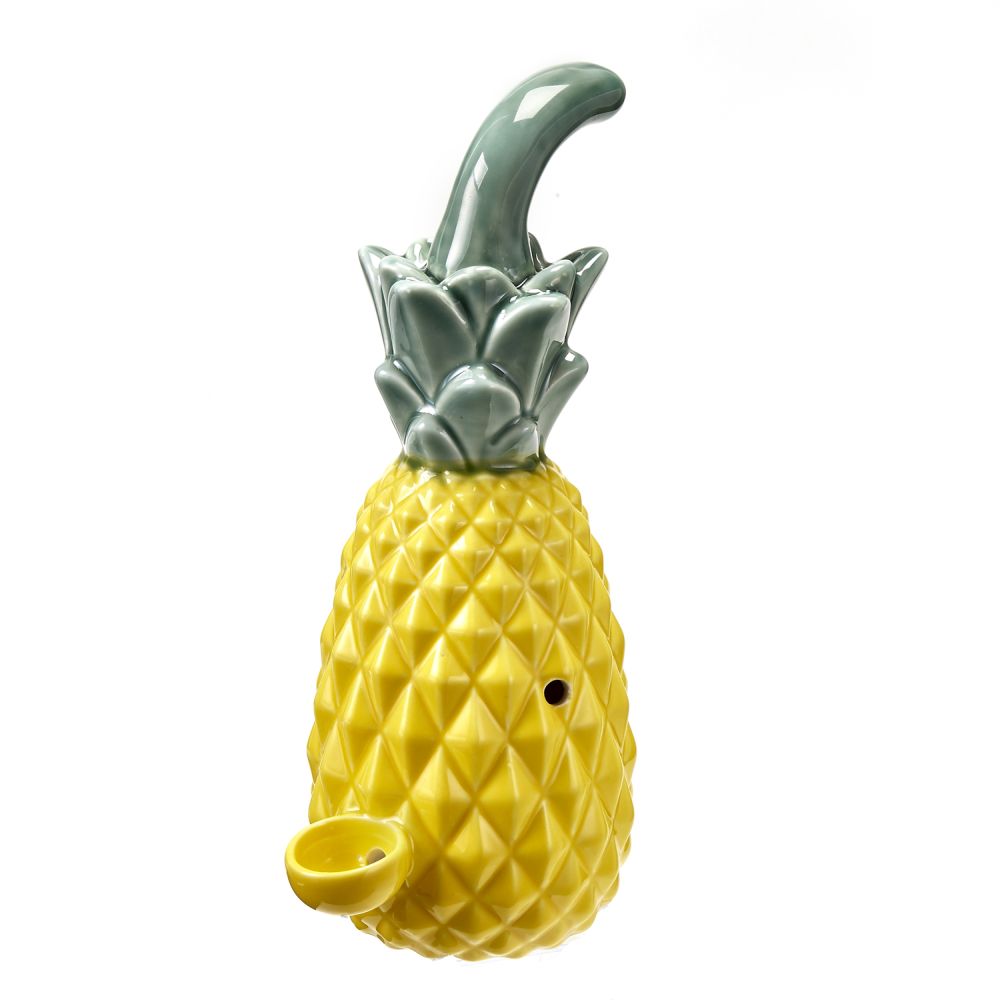 Pineapple Ceramic Mug with Pipe