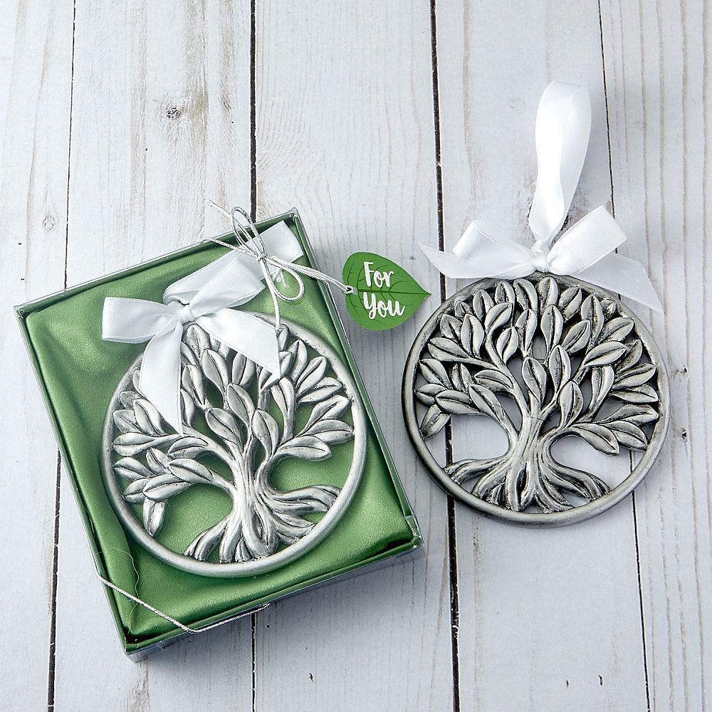 Tree of Life Pewter Finish Hanging Ornament