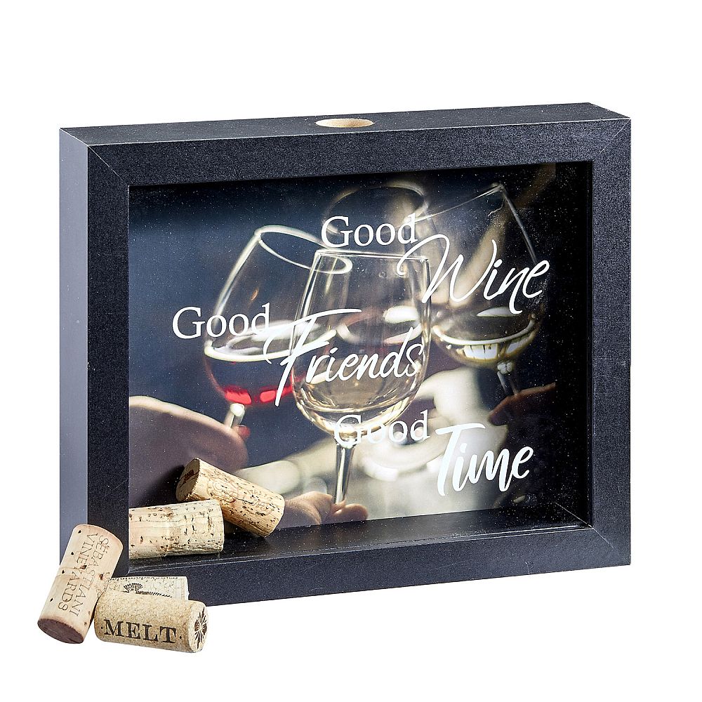 wine cork holder - shadow box
