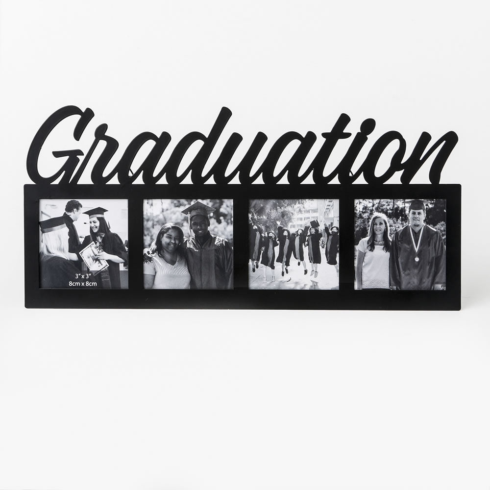 Large  letters GRADUATION FRAME - 4 OPENINGS