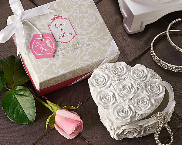 Love in Bloom Heart Jewelry & Trinket Box