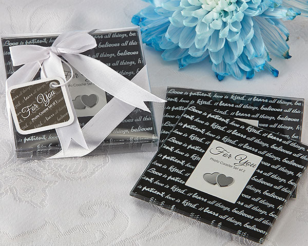 Love Is… Photo Coasters (Set of 2)