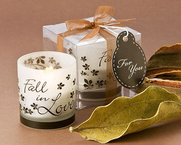 Fall in Love Tea Light Candle Holders Set of 4