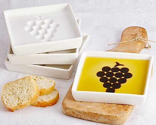Vineyard Select Olive Oil and Vinegar Dipping Plate
