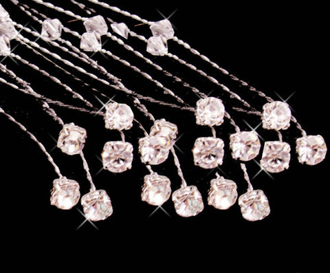 Bouquet Jewelry Crystal and Rhinestone (Set of 6)