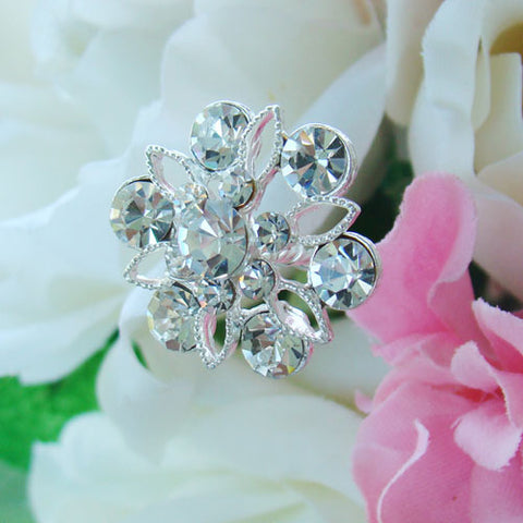 Crystal Bouquet Bridal Bouquet Jewelry (Set of 2)