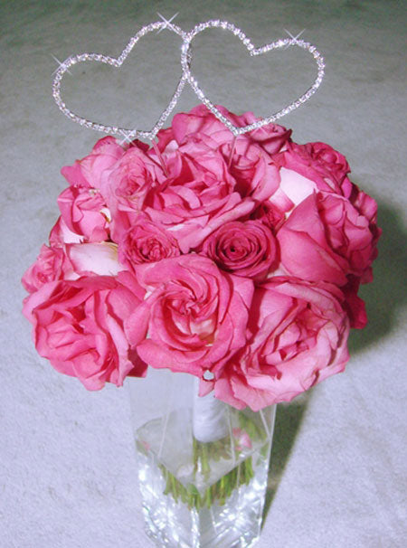 Bouquet Jewelry Single Crystal Heart Pick