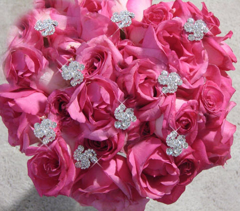Bouquet Jewels Crystal Swirls (Set of 2)
