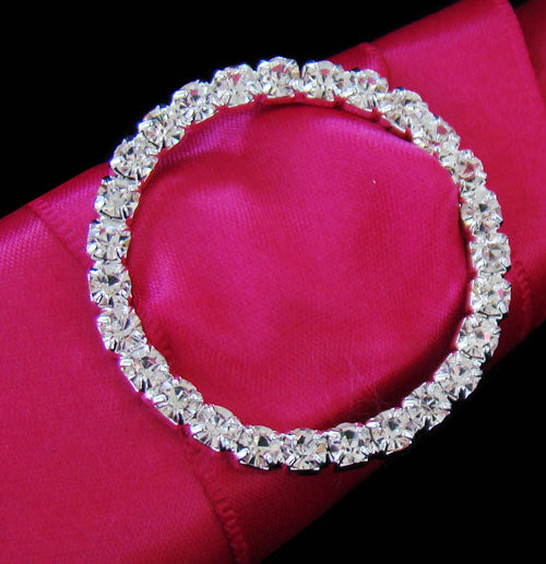 Bouquet Buckle - Circle Crystal Buckle Wedding Decorations