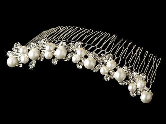Bridal Hair Comb Stunning Swarovski Crystal Pearl Bridal Comb