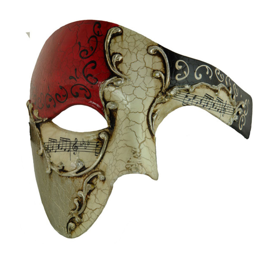 Phantom of the Opera Red Silver Musical Venetian Masquerade Masks