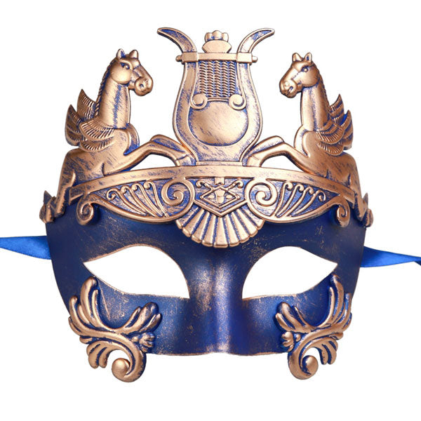 Luxury on sale Masquerade Mask Men Mask, Roman Mens Masks with Gold Trim, Mens Masquerade mask Roman Gods Mask HigginsCreek