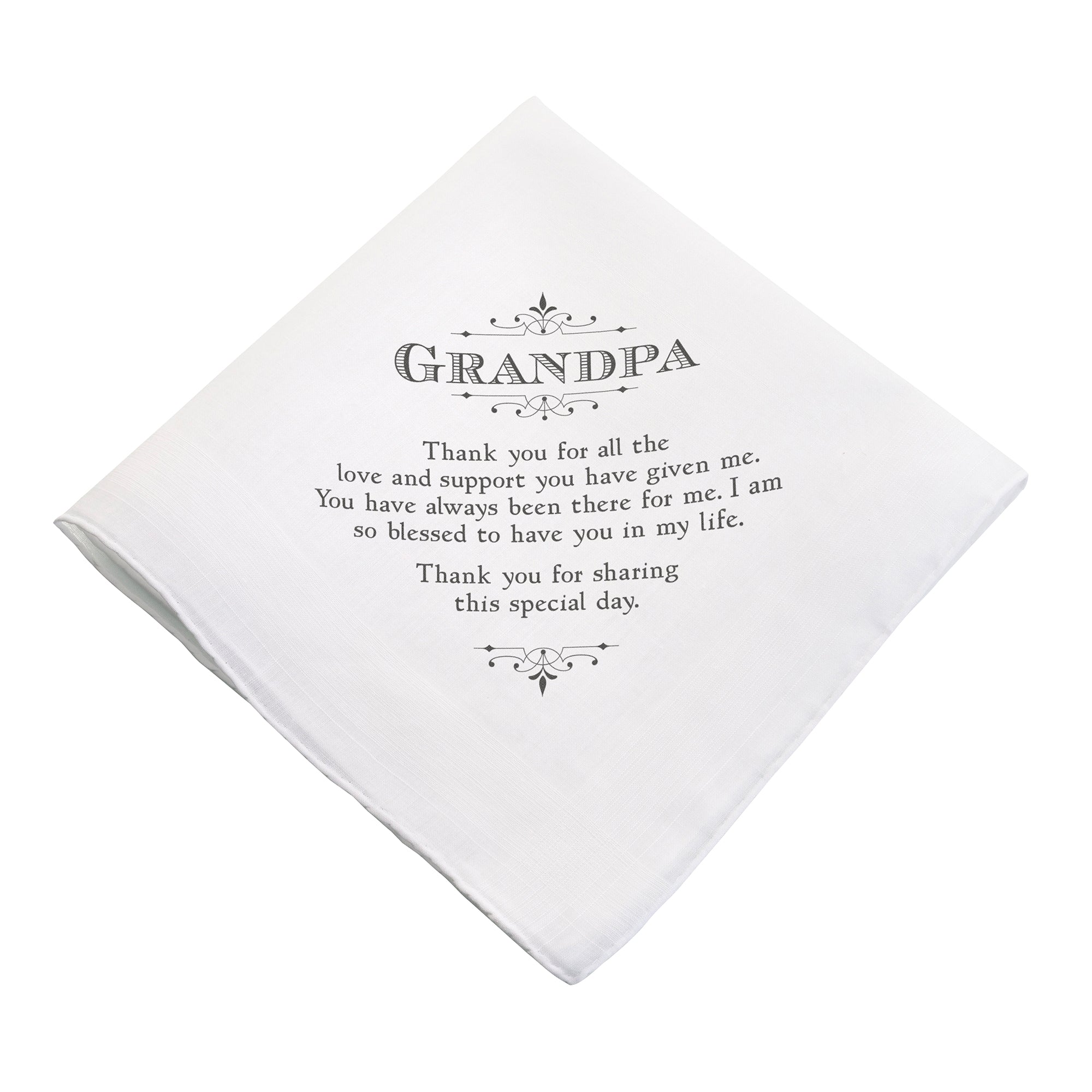 Grandpa Keepsake Hankie Handkerchief