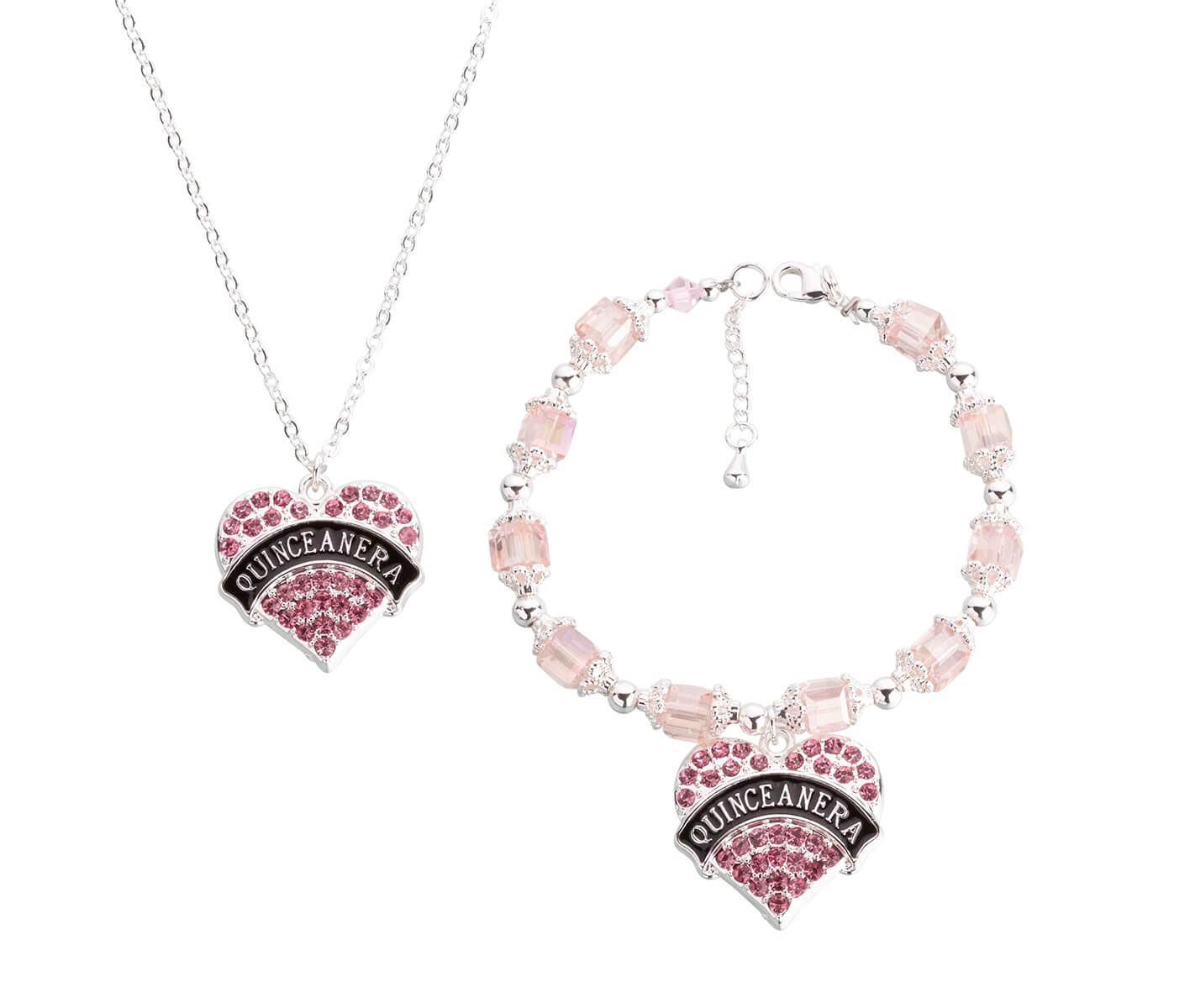 Quinceanera Bracelet and Necklace Set