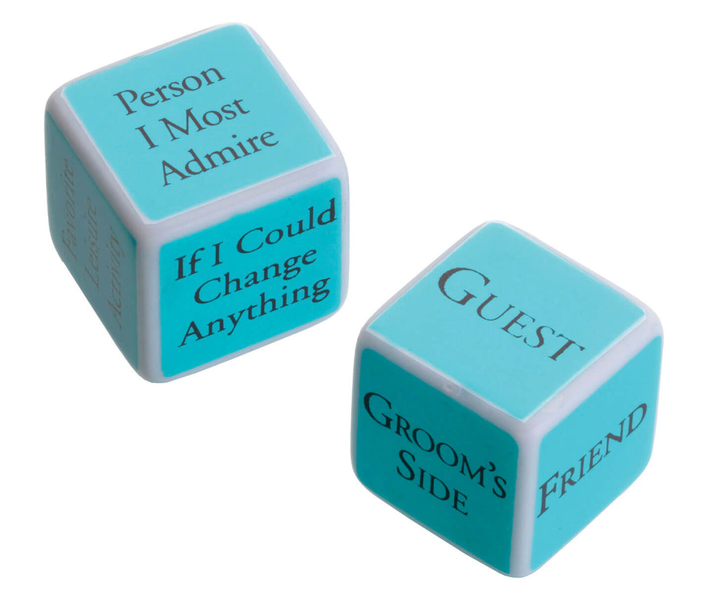 Bridal Shower Party Game Dice