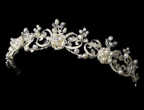 Freshwater Pearl Victorian Bridal Tiara