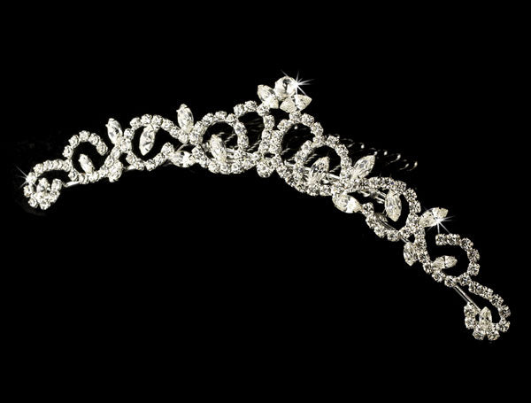 Sparkling Swarovski Crystal Bridal Comb