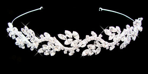 Swarovski Crystal Wavy Vine Design Tiara