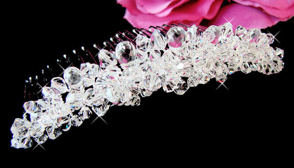 Swarovski Crystal Clear & AB Bridal Comb