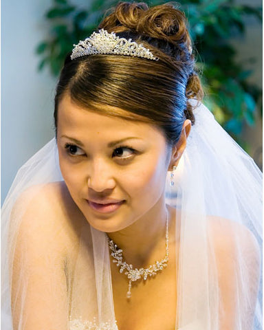 Swarovski Crystal Bridal Tiara Comb