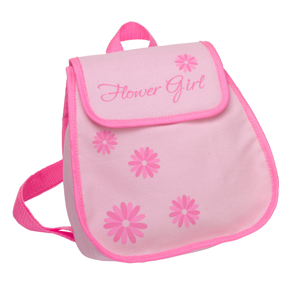 Pink Flower Girl Backpack