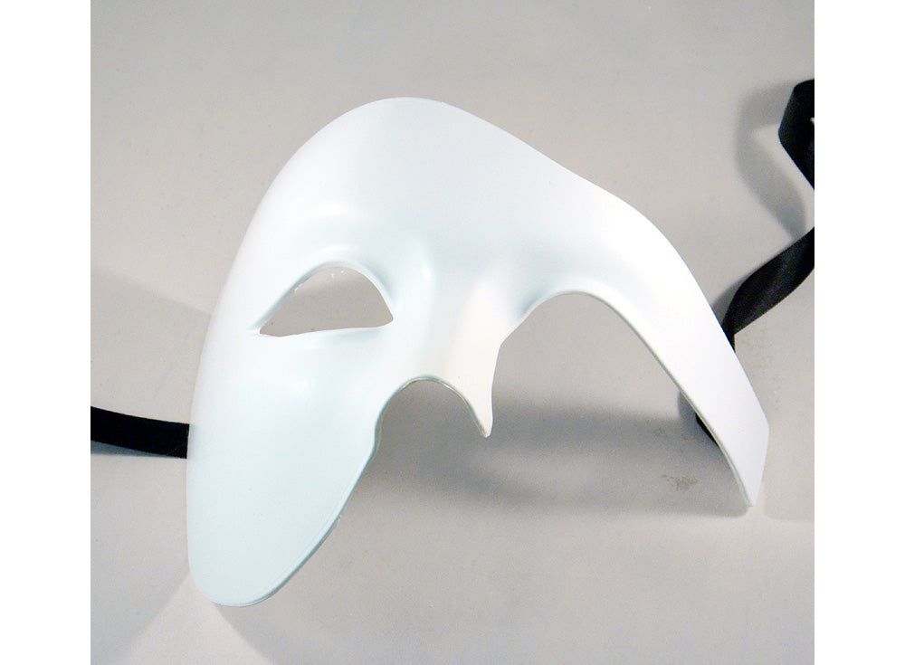 Masquerade Masks for Men White Phantom of the Opera Mask