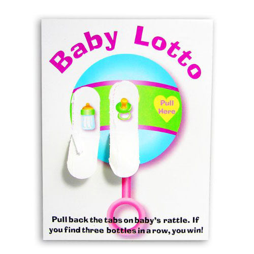 Baby Shower Games 24 Baby Shower Lotto Game Cards